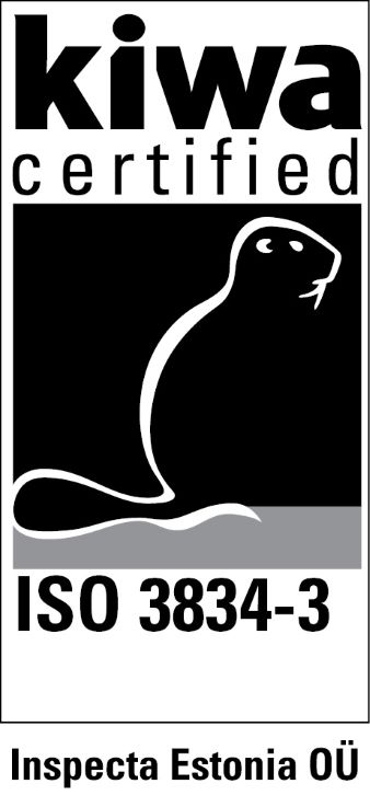 Welmet OÜ ISO 3834-3